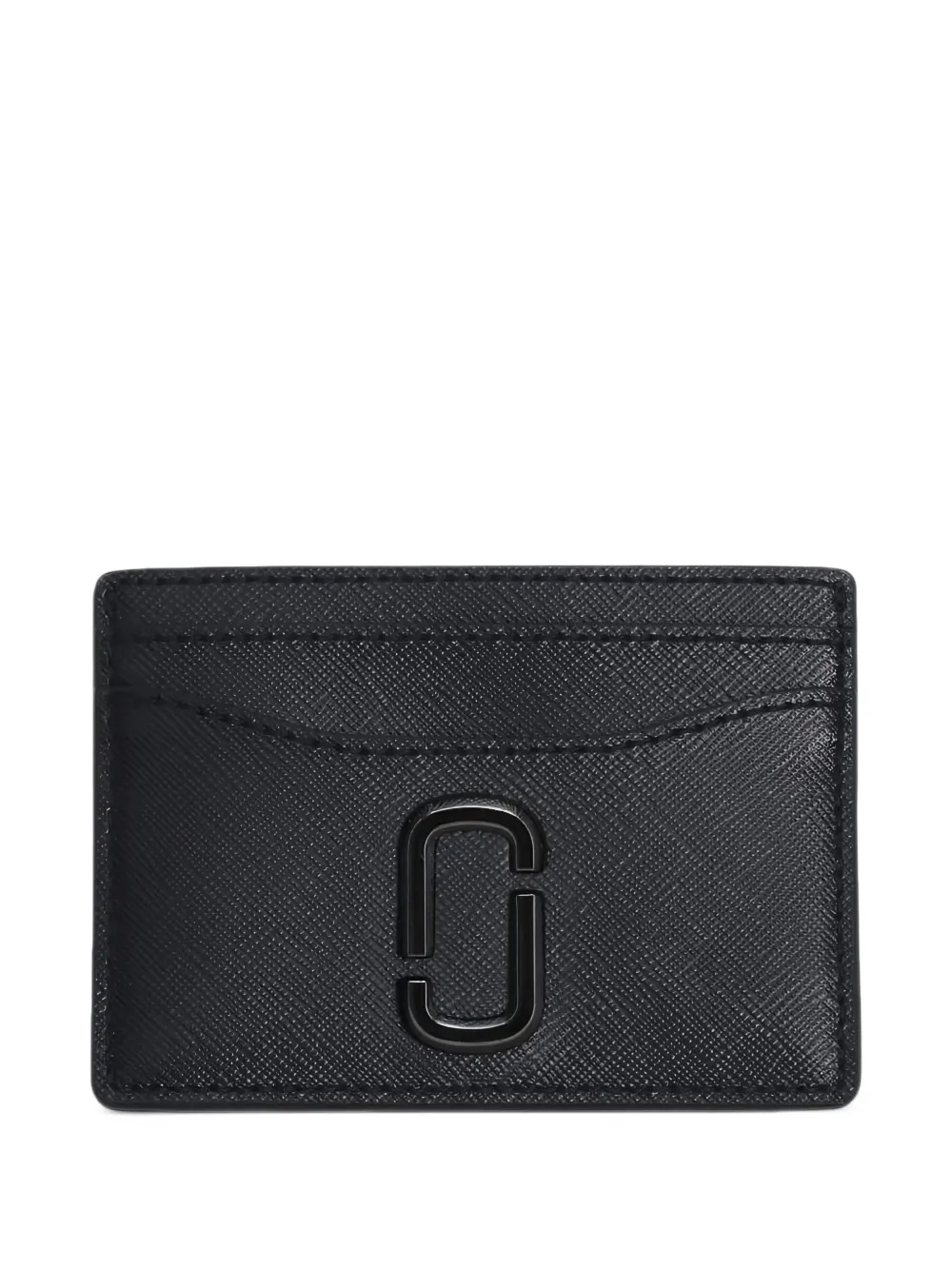 Marc Jacobs Saffiano leather card holder - Schwarz