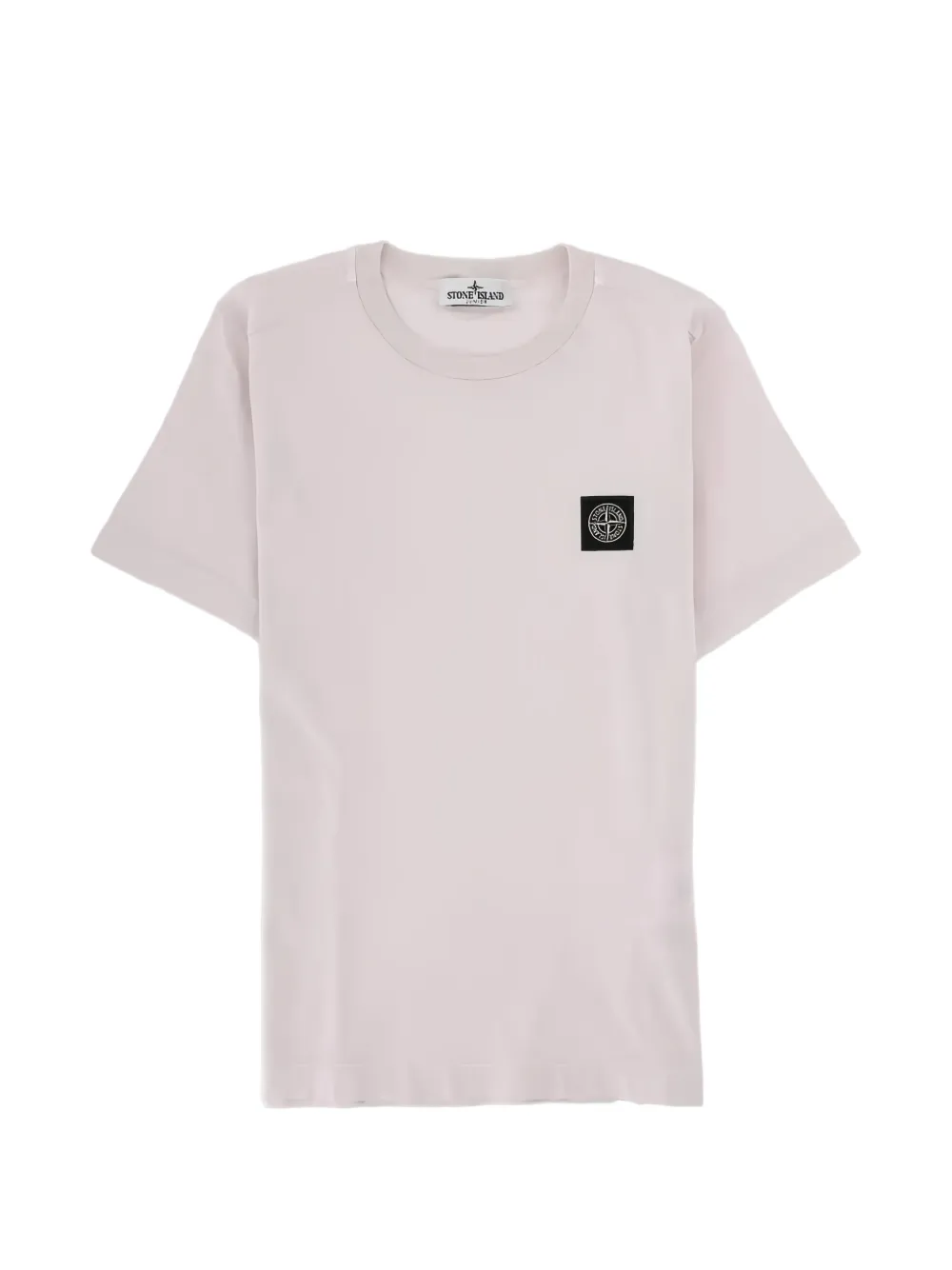 Stone Island Junior T-shirt met logopatch Beige