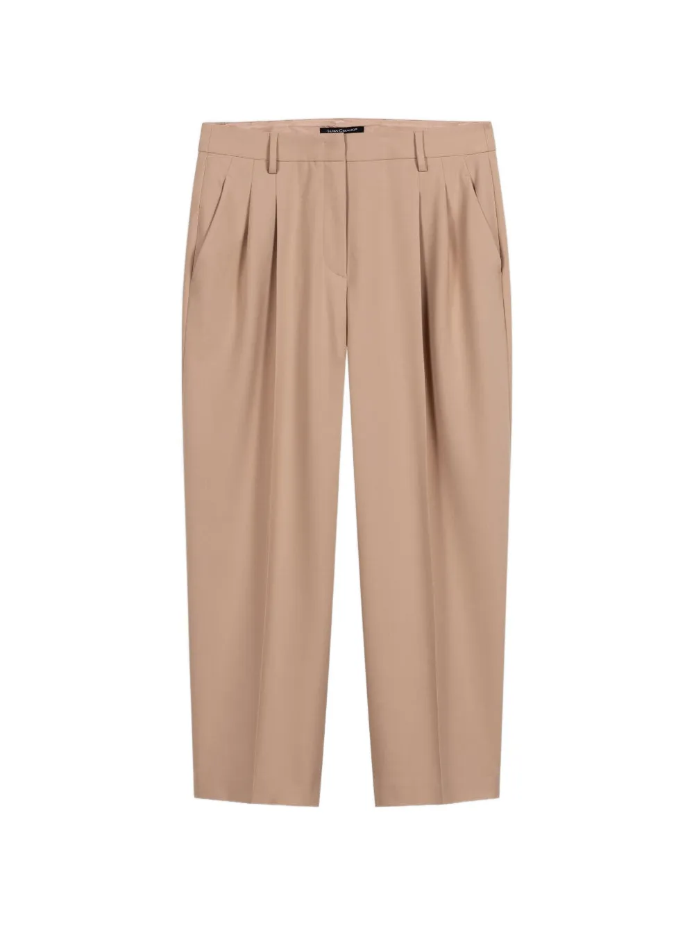 Luisa Cerano pleated tapered trousers - Tons neutres Luisa Cerano pleated tapered trousers - Tons neutres