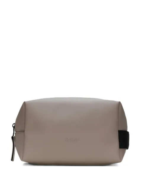 Rains logo-embossed wash bag