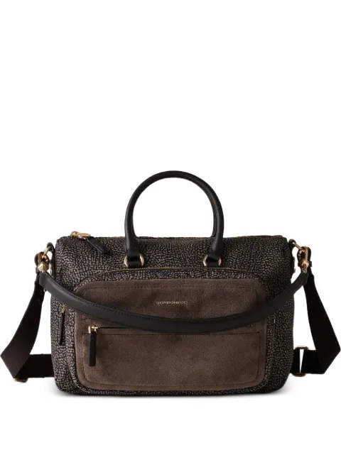 Borbonese Op-print tote bag