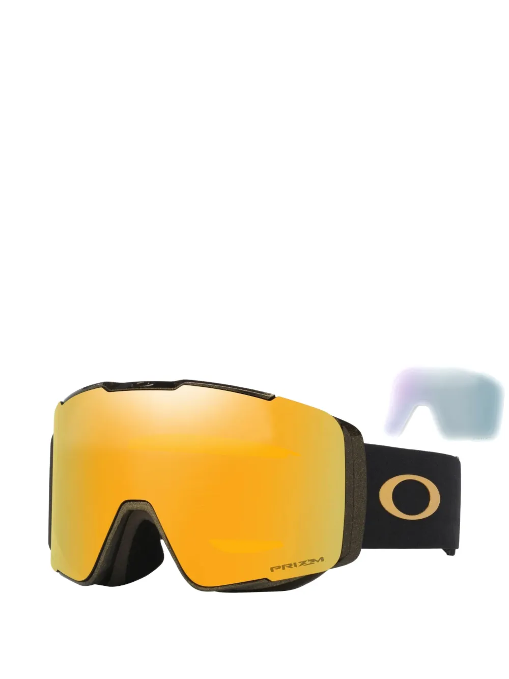 Oakley Prizm mirrored goggles Zwart