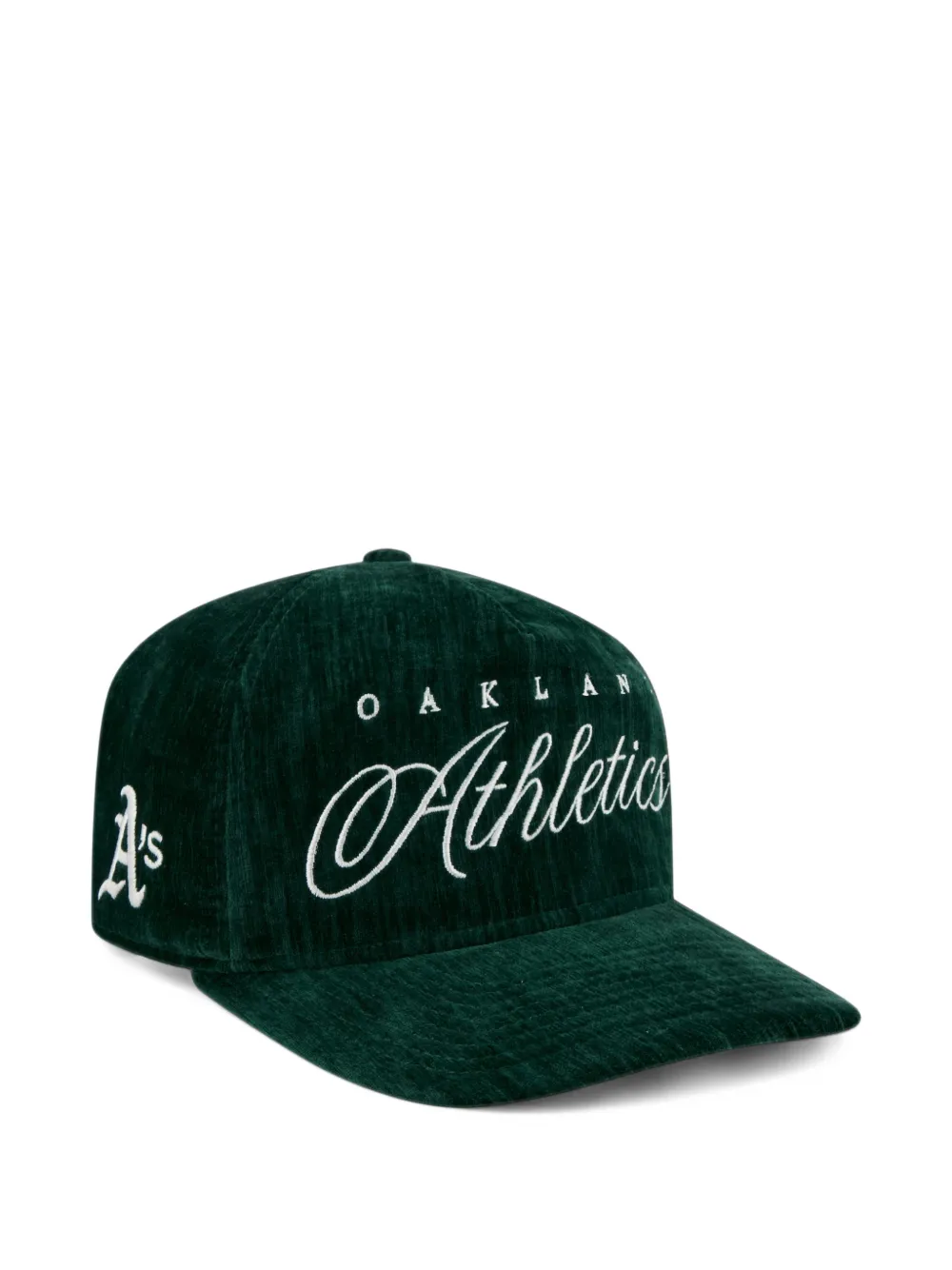 NEW ERA CAP x Oakland Athletics Team Script corduroy baseball cap Groen