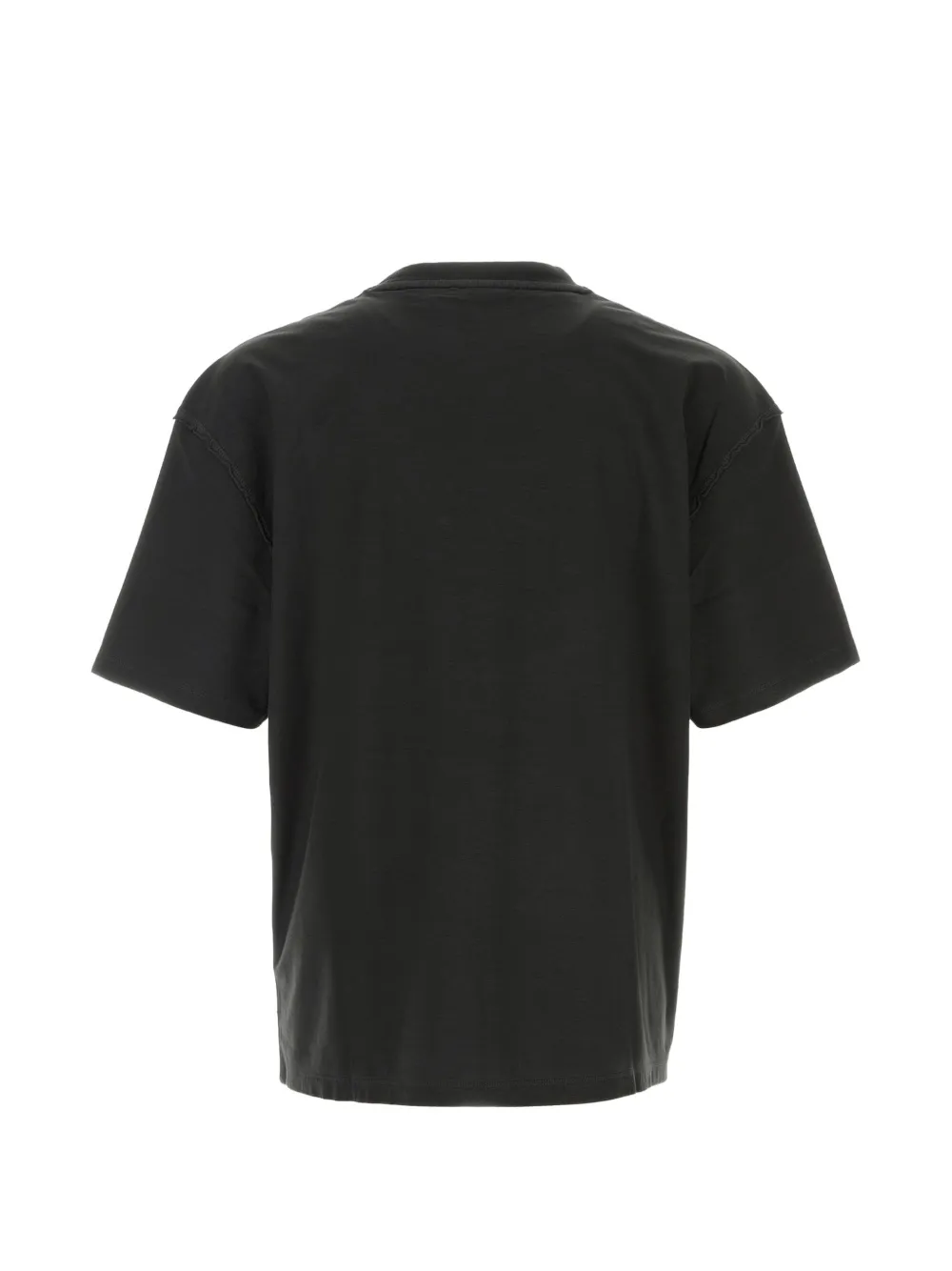 HUGO T-shirt met borstzak Zwart