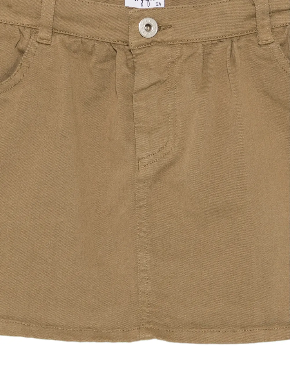 Il Gufo button-fastening A-line skirt Bruin