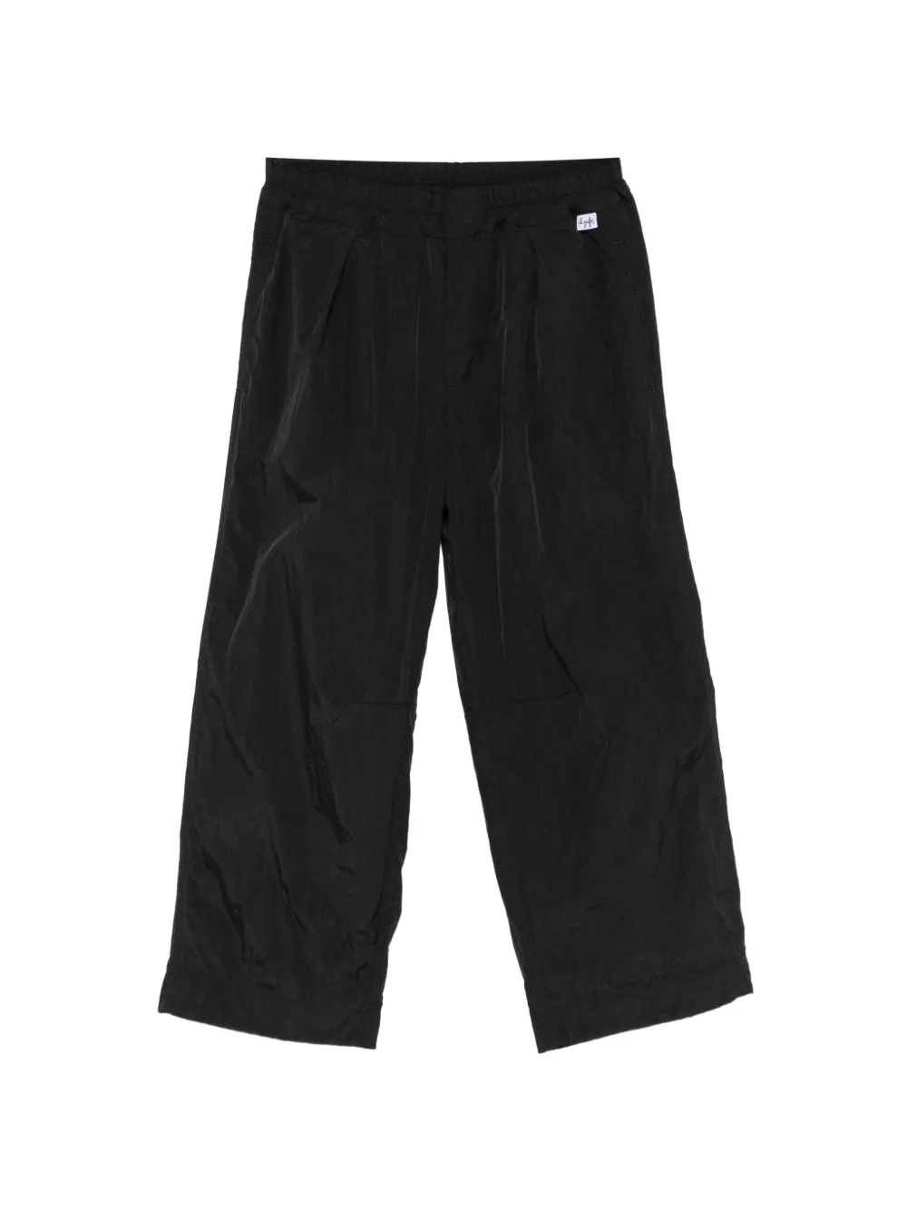 Il Gufo pleated elasticated-waist trousers Zwart