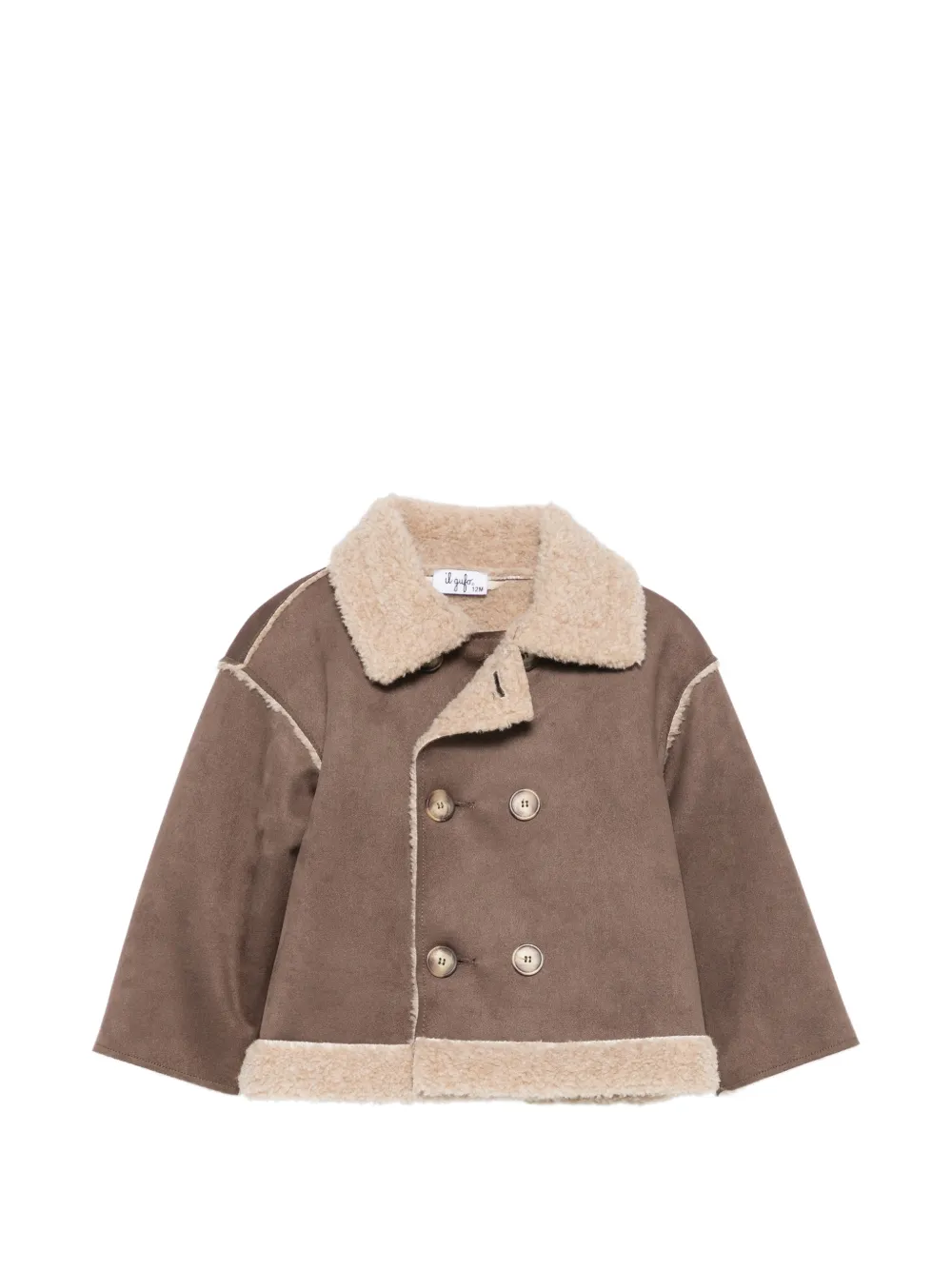 Il Gufo double-breasted jacket - Marron Il Gufo double-breasted jacket - Marron