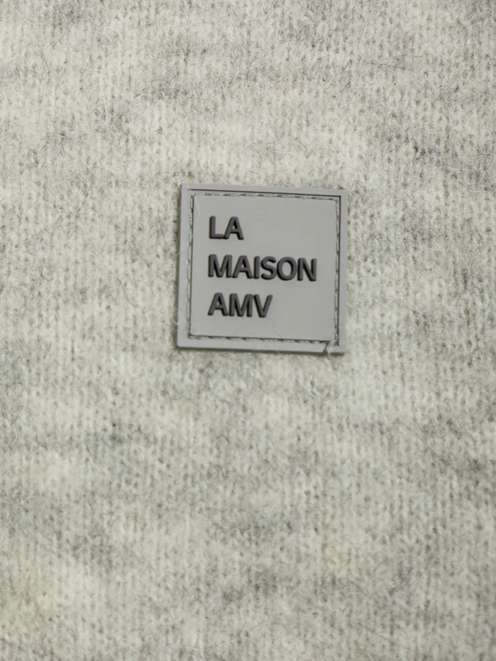American Vintage Vest met logopatch Grijs