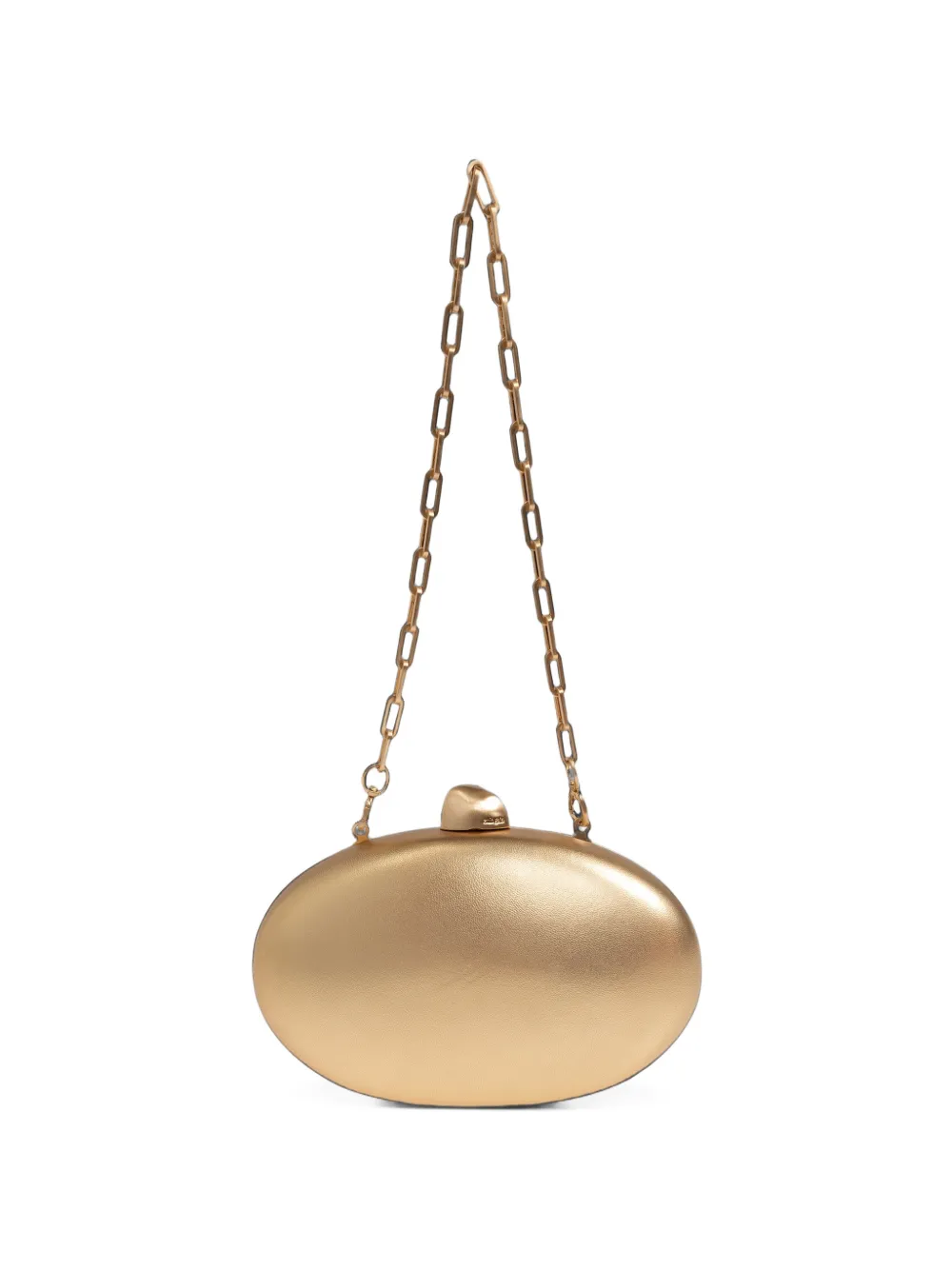 Cult Gaia Gili leather clutch bag - Gold