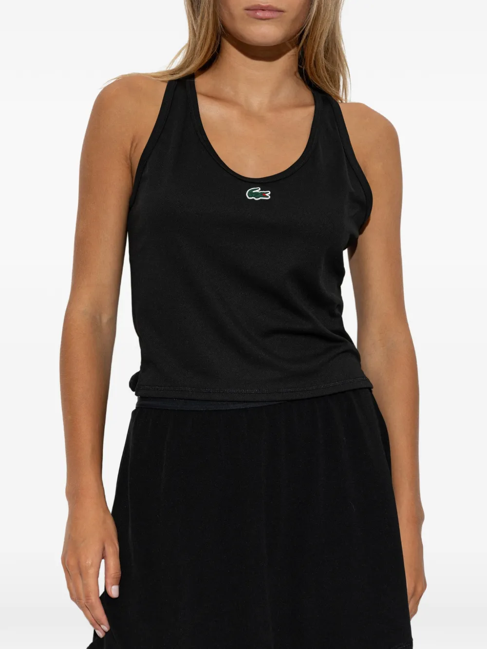 Lacoste Sport Ultra-Dry tanktop met UV-bescherming Zwart
