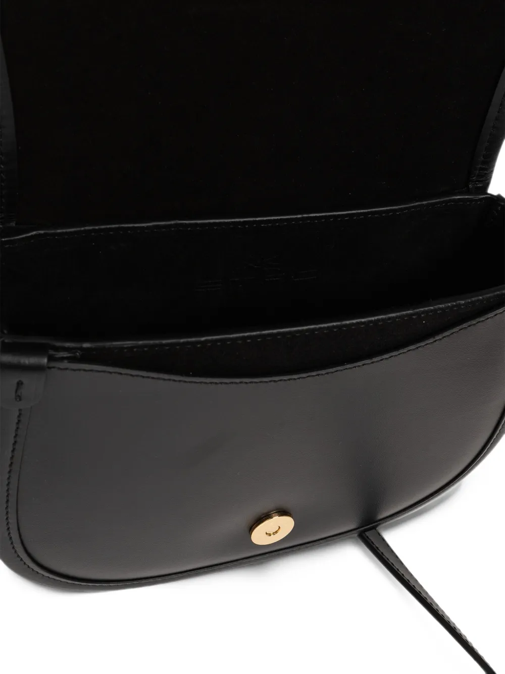 ETRO embellished suede shoulder bag Zwart