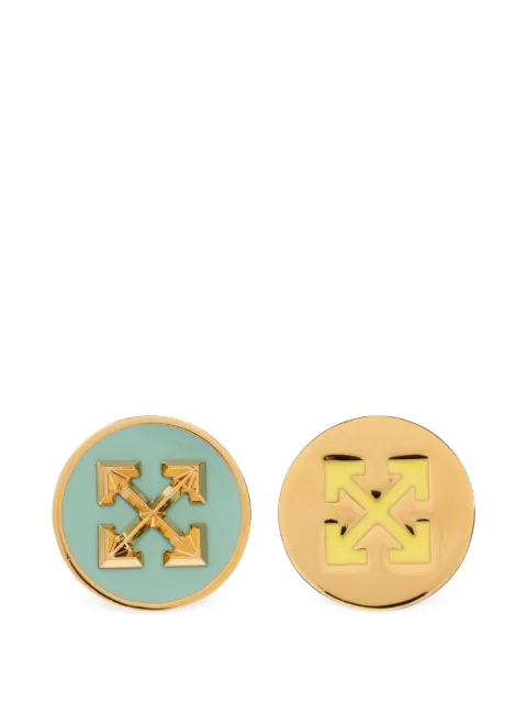 Off-White Arrows circular earrings