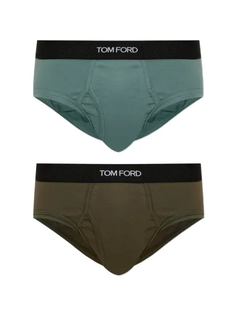 TOM FORD logo-waistband briefs set