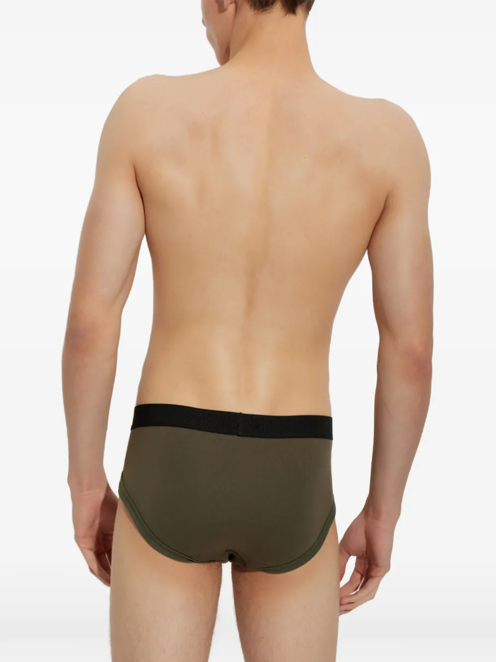 TOM FORD Vijf boxershorts met logoband Groen