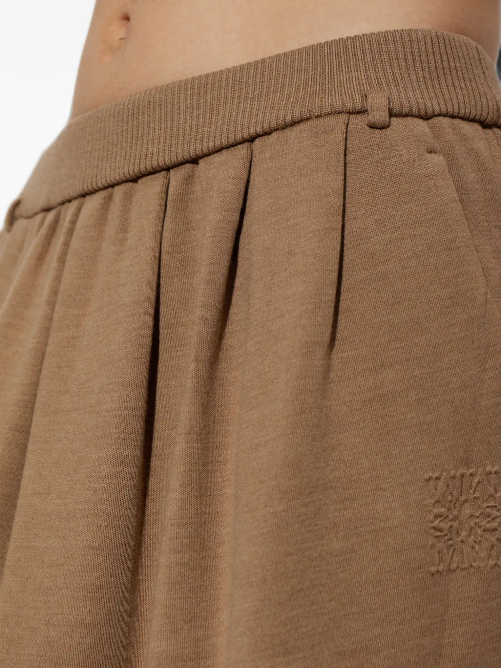 Max Mara Angizia wollen maxi-plooirok Bruin