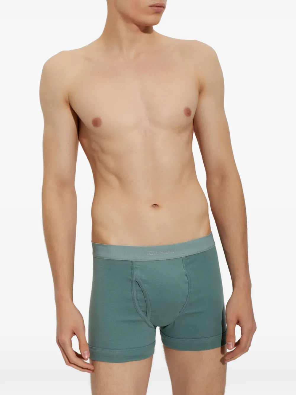 TOM FORD Boxershorts met logoband Groen