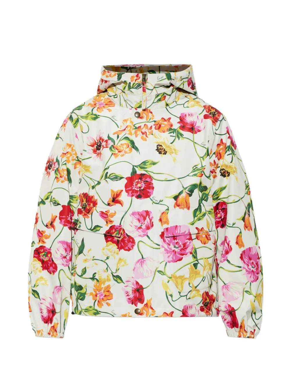 Kenzo Wildflower floral-print hooded jacket - Mehrfarbig