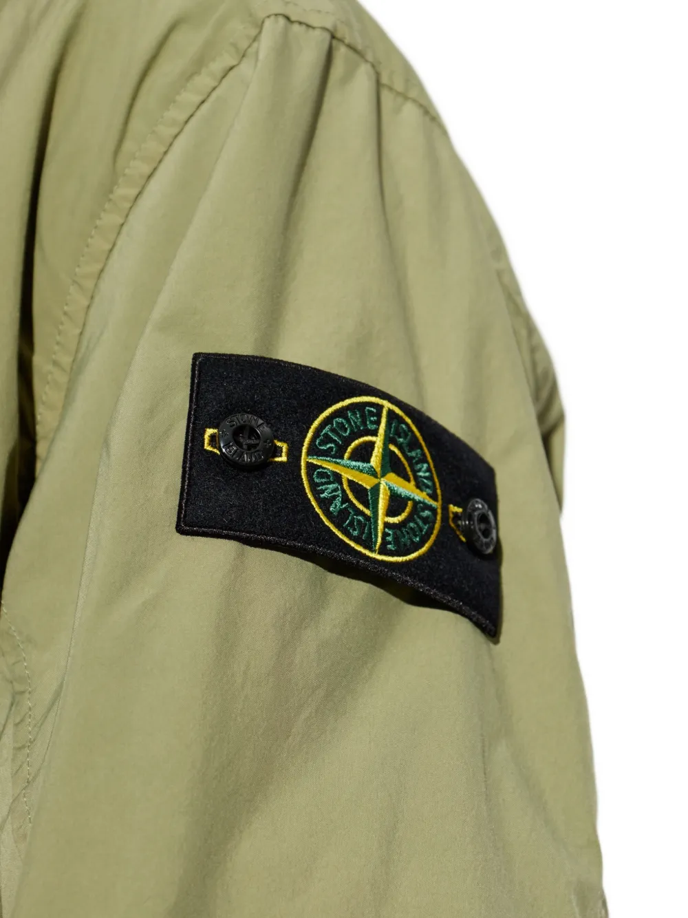 Stone Island Q100011 licht compact poly-TC jack Groen