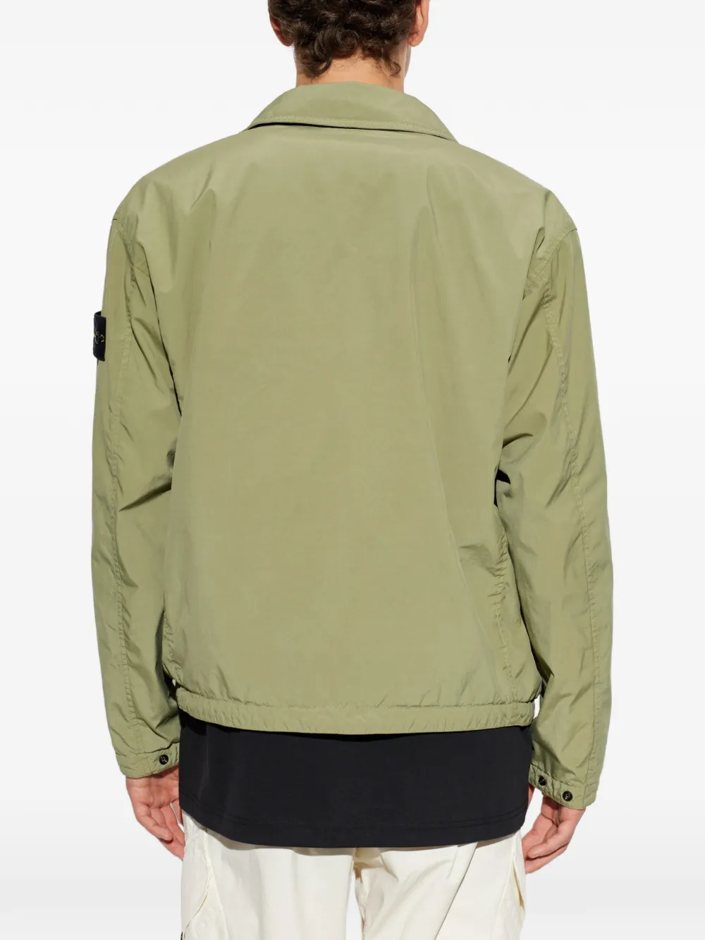 Stone Island Q100011 licht compact poly-TC jack Groen