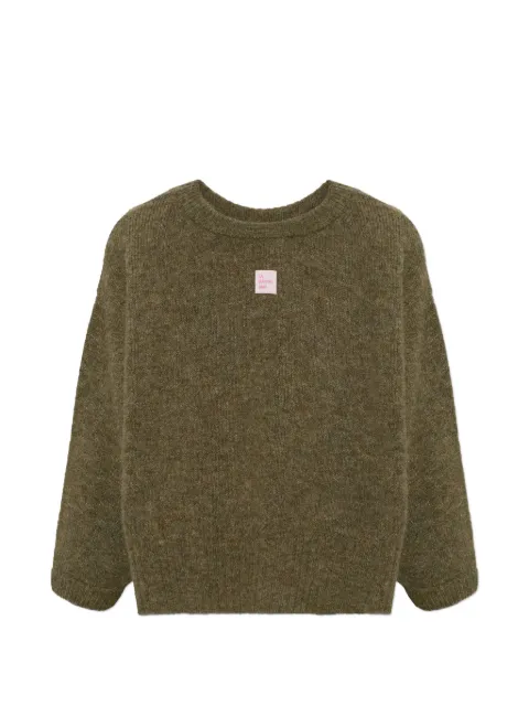 American Vintage East logo-patch sweater
