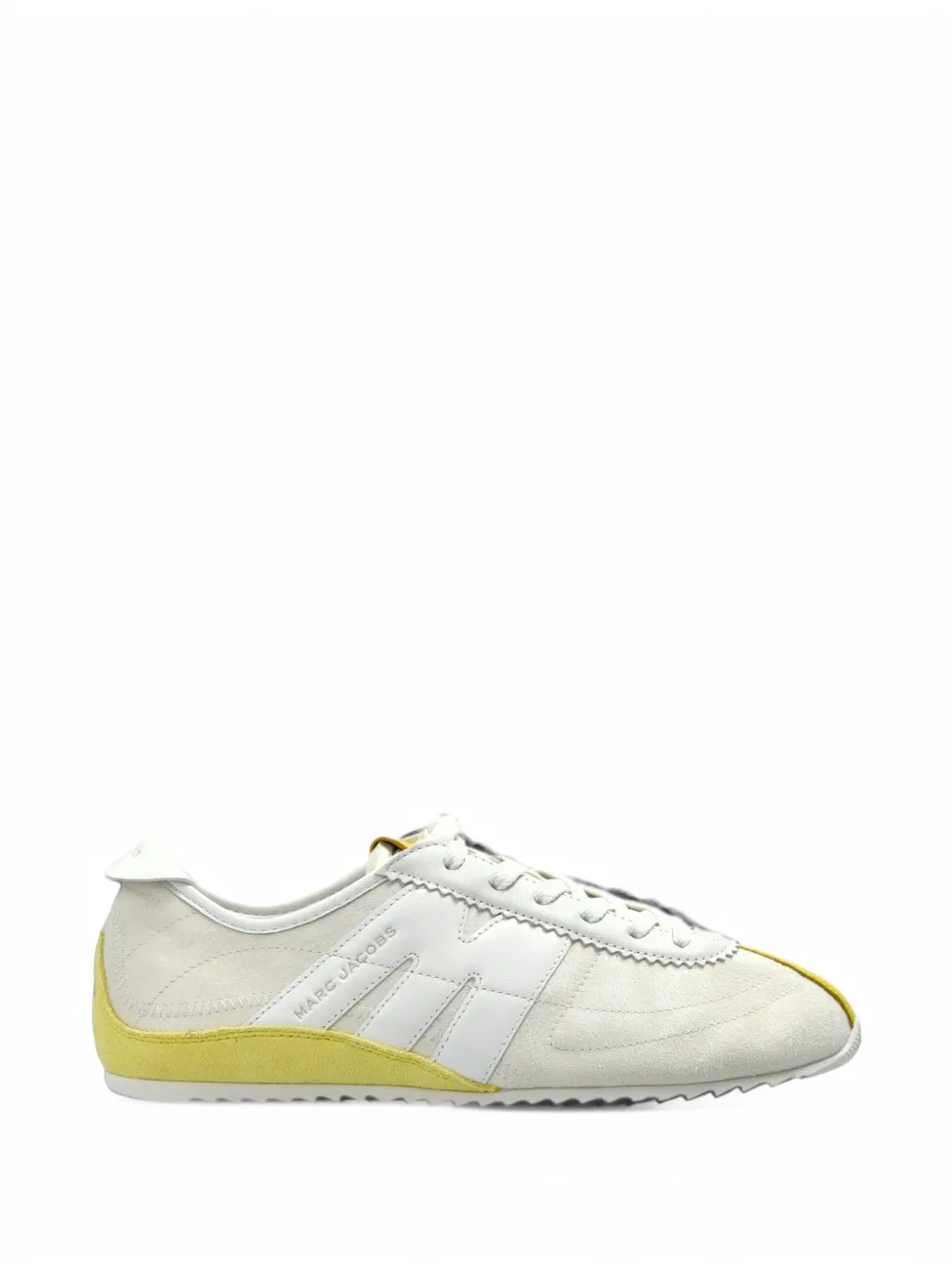 Marc Jacobs the brushed satin 400 Bleecker Runner sneakers - Nude