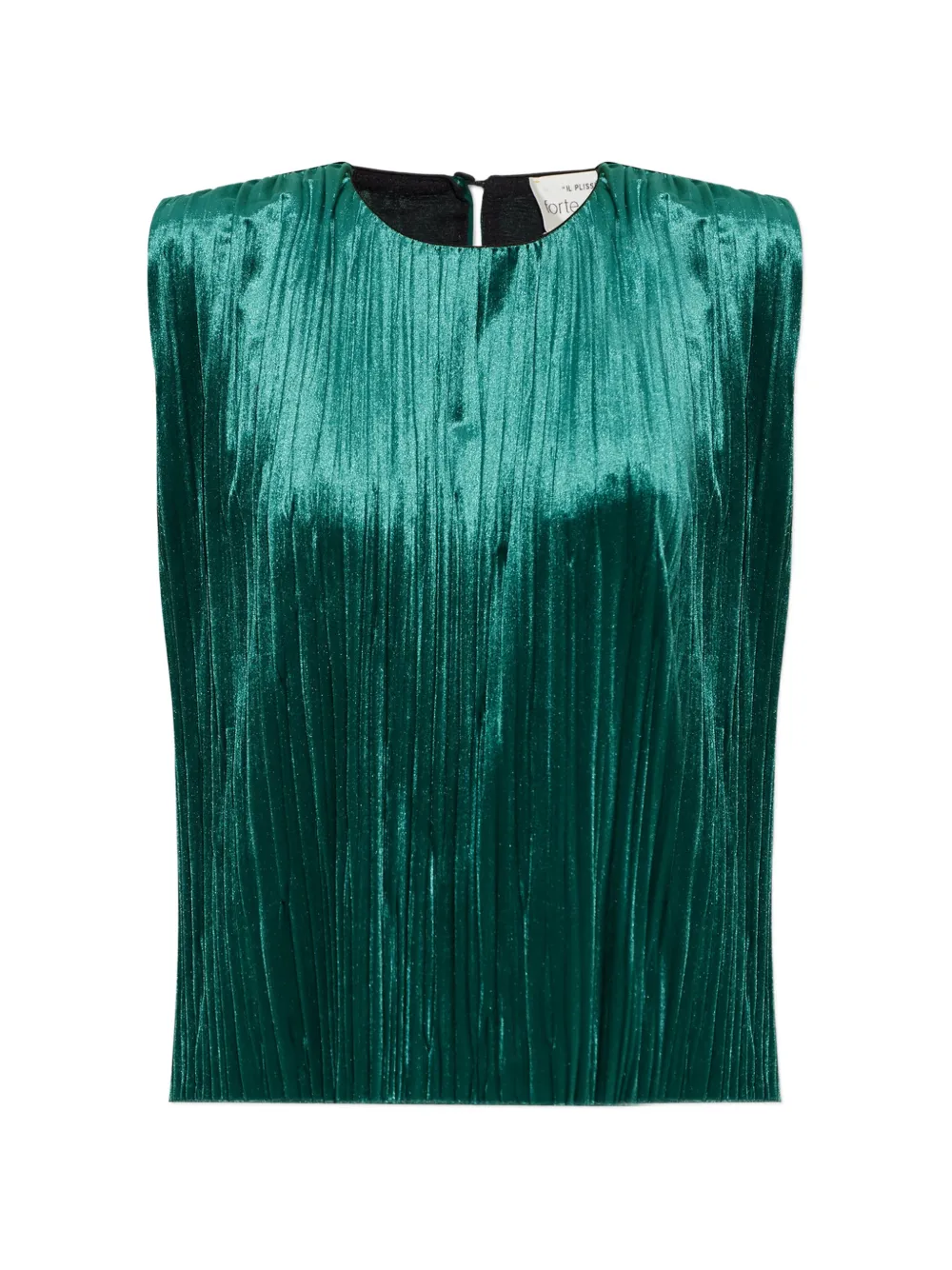 Forte Forte pleated sleeveless blouse - Verde