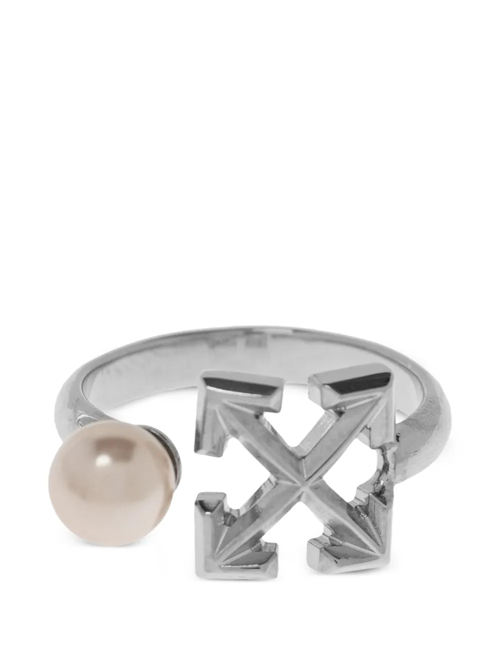 Off-White Arrows ring - Argento