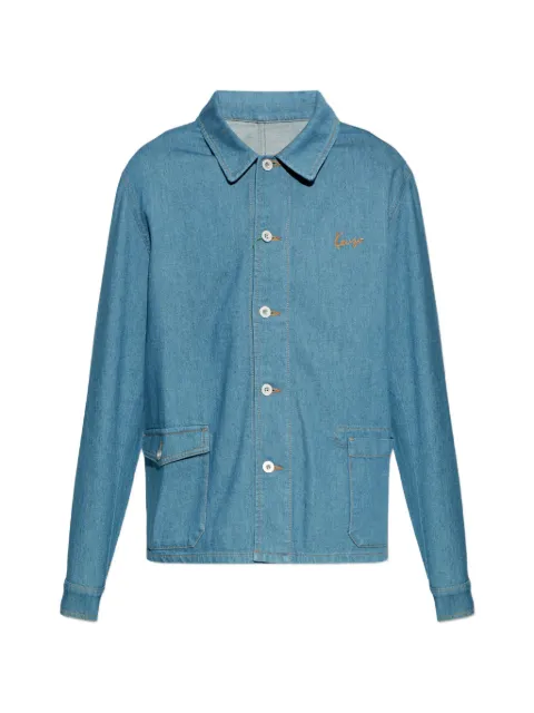Kenzo embroidered-logo denim jacket