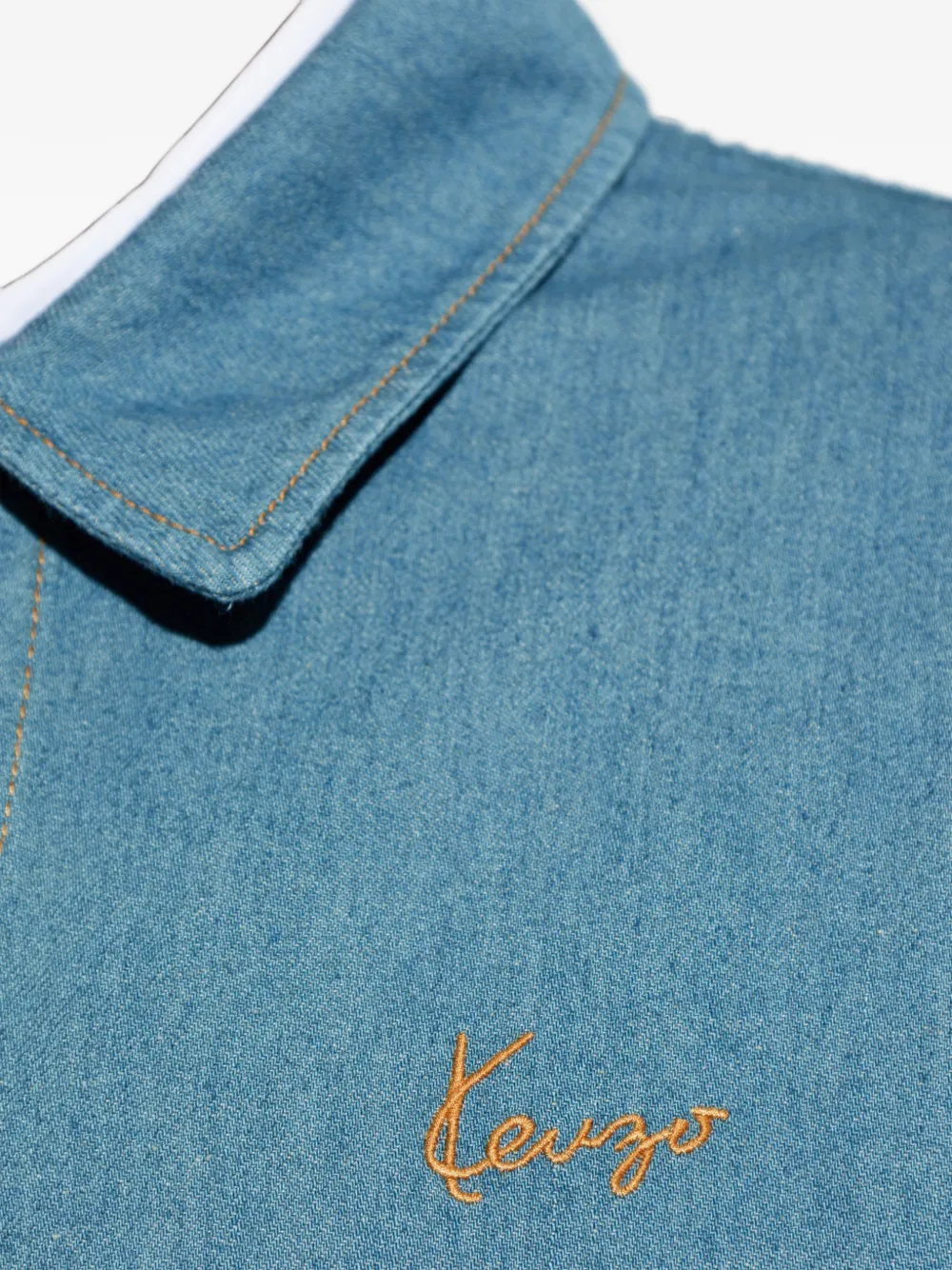 Kenzo Denim jack Blauw
