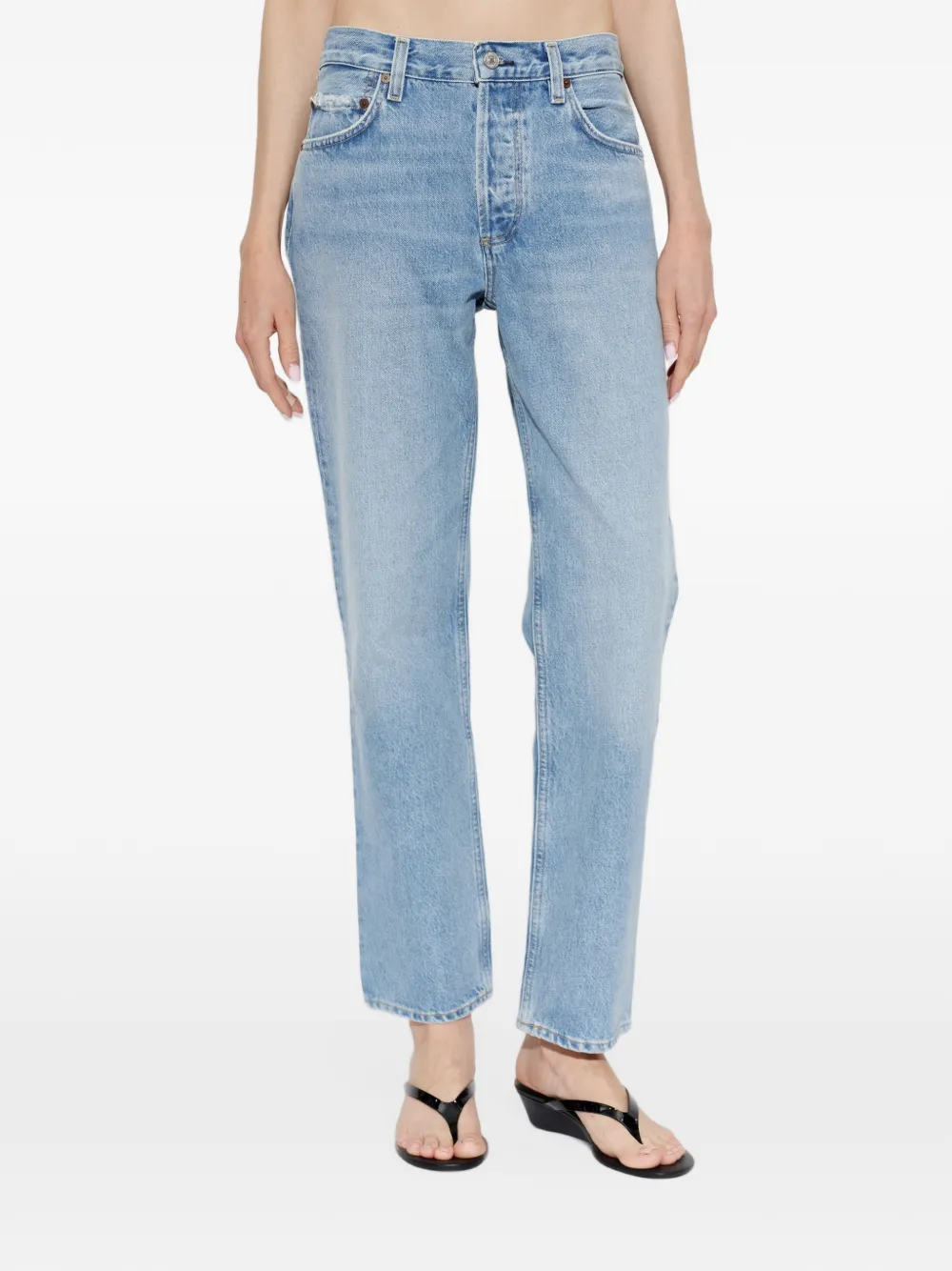 Citizens of Humanity Savannah Cigarette straight-leg jeans Blauw