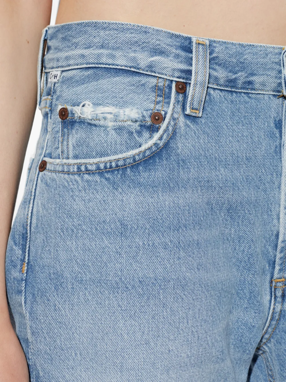 Citizens of Humanity Savannah Cigarette straight-leg jeans Blauw