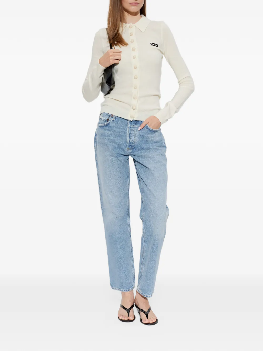Citizens of Humanity Savannah Cigarette straight-leg jeans Blauw