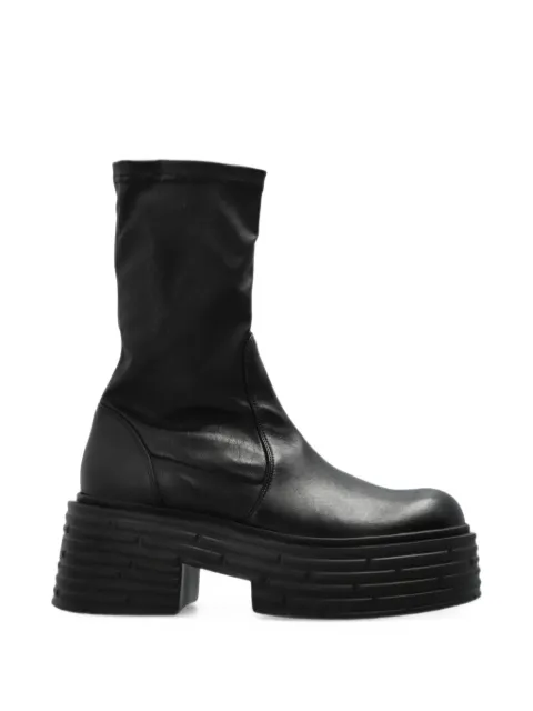 AGL Lignes Stretch platform ankle boots
