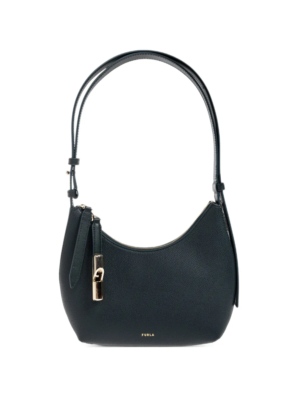 Furla Goccia S leather shoulder bag - Green