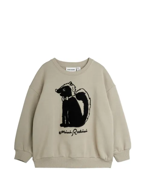 Mini Rodini logo-patch sweatshirt