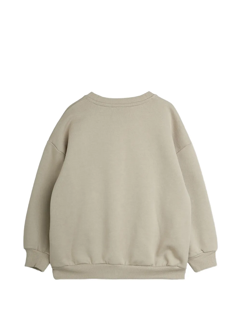 Mini Rodini logo-patch sweatshirt Beige