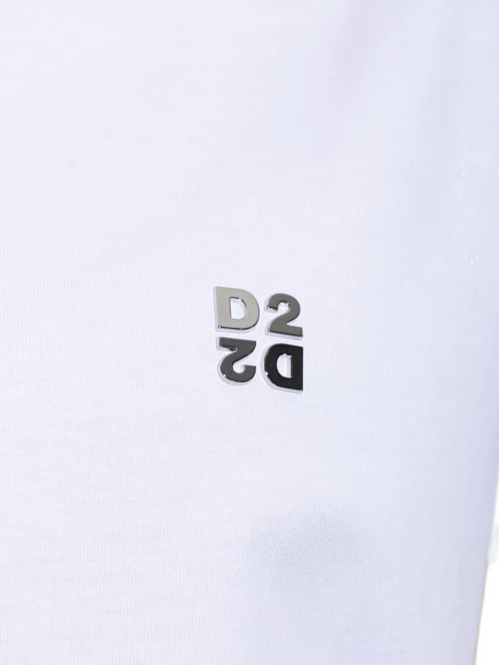 DSQUARED2 logo-appliqué T-shirt Wit