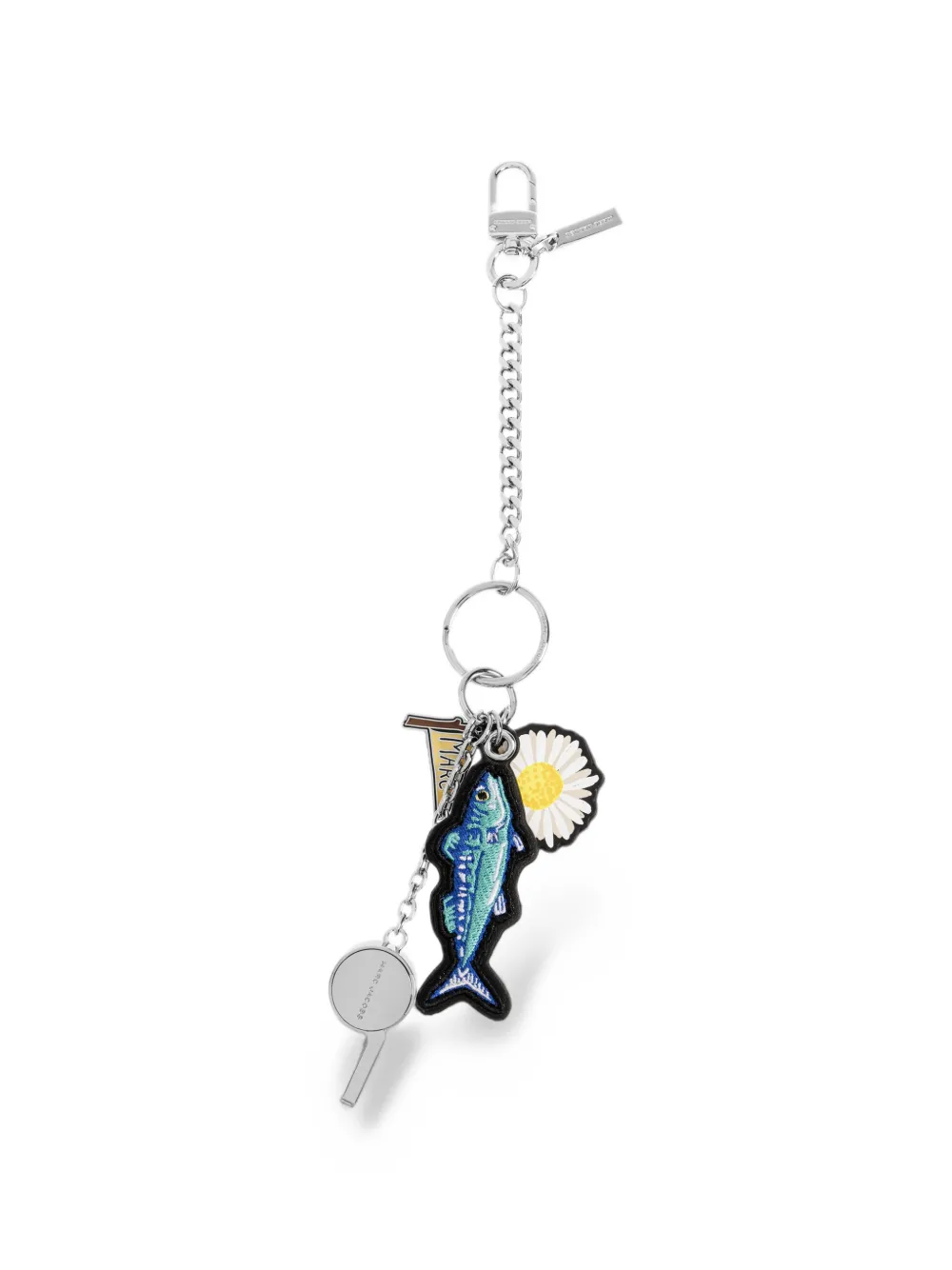 Marc Jacobs camp whistle cluster bag charm - Silber