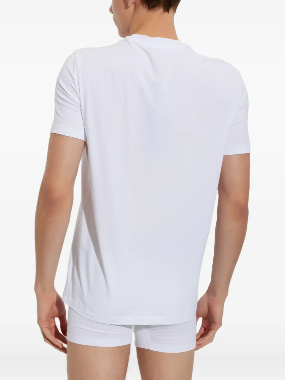 DSQUARED2 logo-patch crew-neck T-shirt Wit