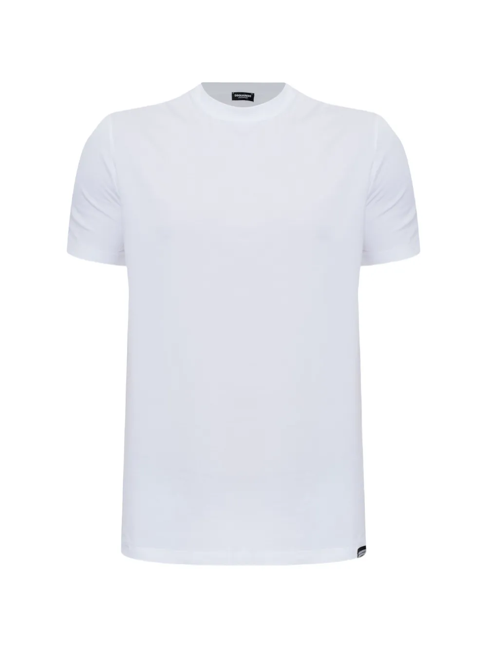 DSQUARED2 logo-patch crew-neck T-shirt - Bianco