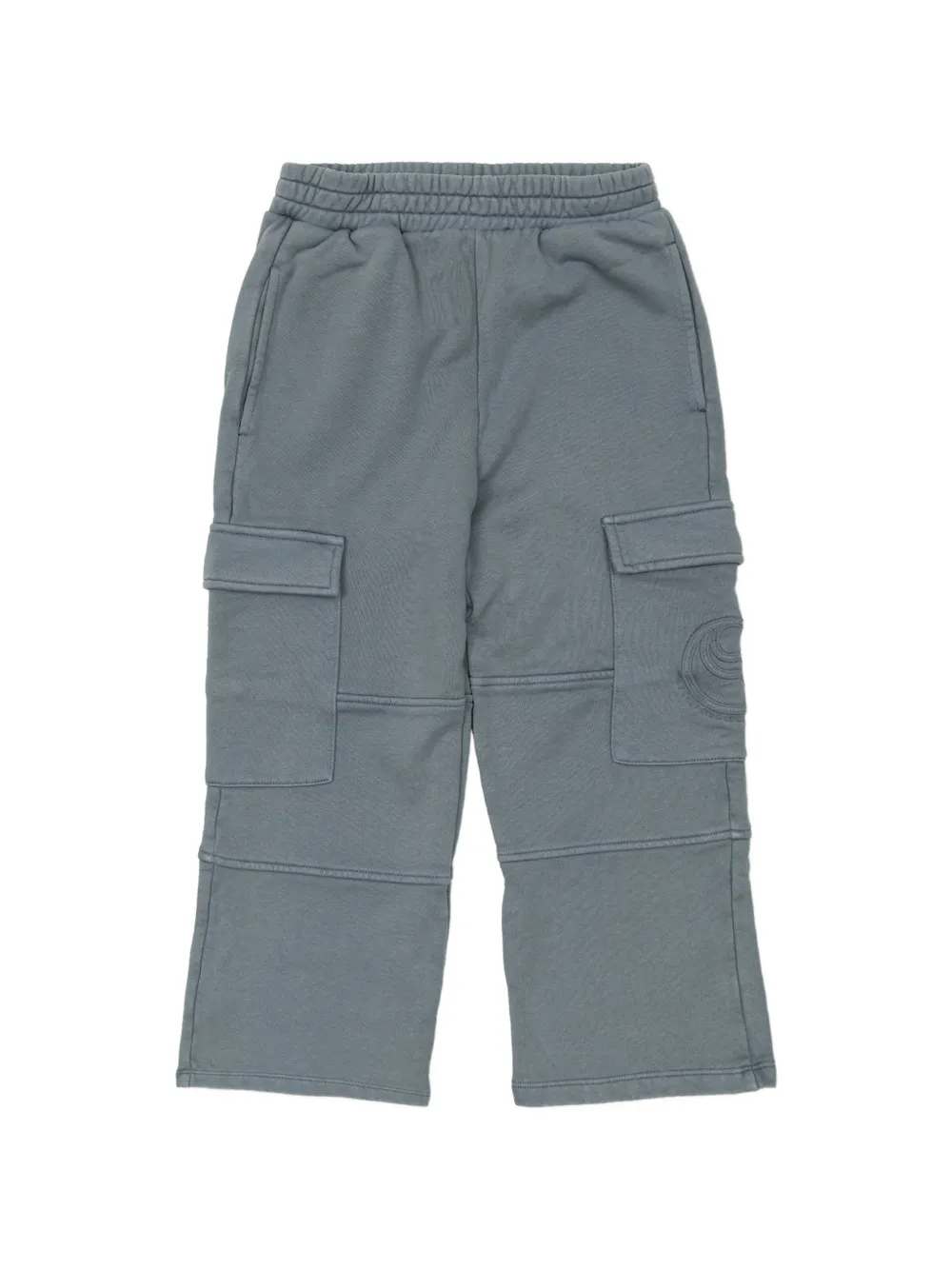 Stella McCartney Kids logo-embroidered cargo pants - Blu