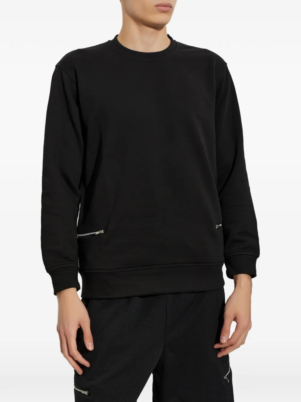 Comme Des Garçons Shirt zip-pocket sweatshirt Zwart