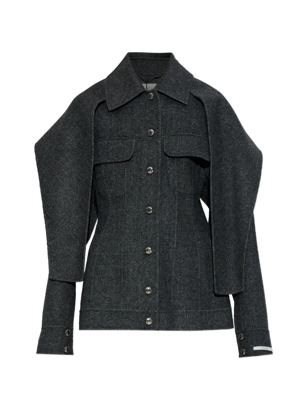 Sportmax Calcio wool jacket - Grau