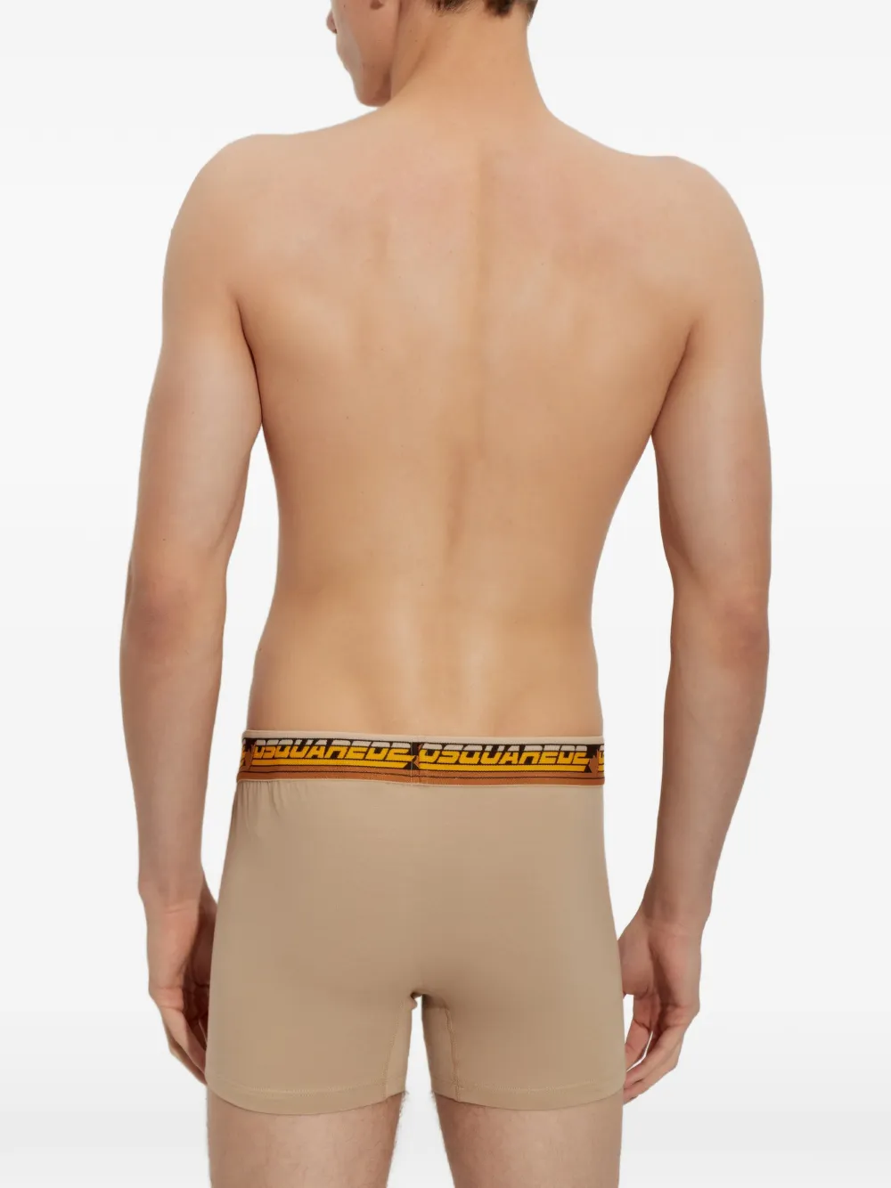DSQUARED2 logo-waistband boxers Beige