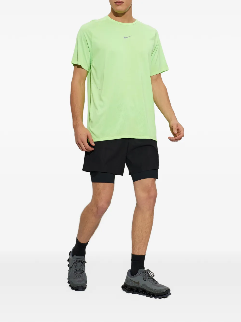 Nike Stride Aero-Fit short-sleeve running top Groen