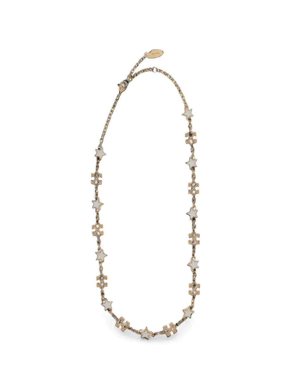 Off-White Arrows star-pendant necklace - Gold