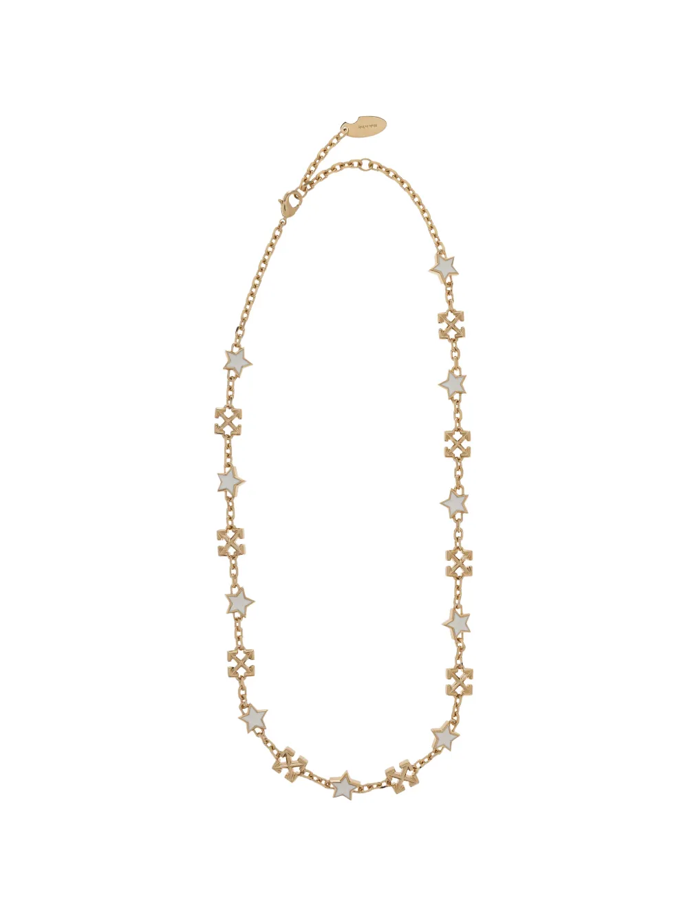 Off-White Arrows star-pendant necklace - Oro