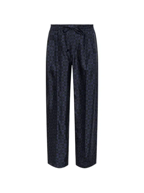 Kenzo Kenzogram silk trousers