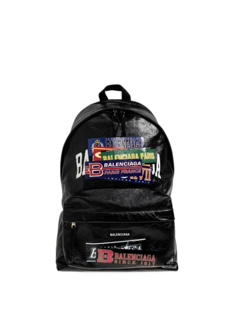 Balenciaga Explorer backpack in black/multicolor