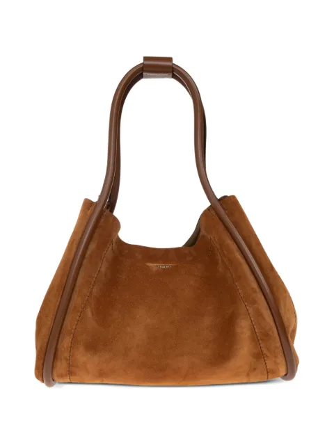 Max Mara Horizontal suede Marine bag - amber brown